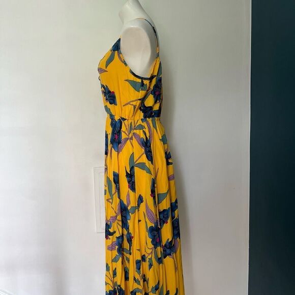Republic Rayon Yellow Floral Maxi Dress - Picture 5 of 8